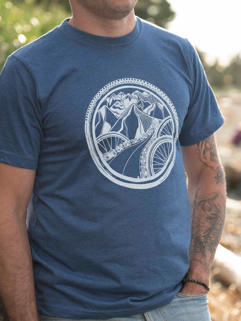 BIKE WORLD - Unisex Eco Tee-4