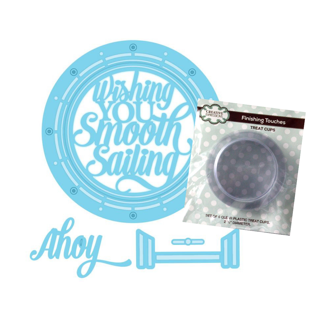Set de troquel Porthole Fillables y vasos para golosinas-1