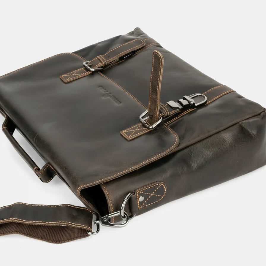 Greenwood Leather Laptop Bag-10