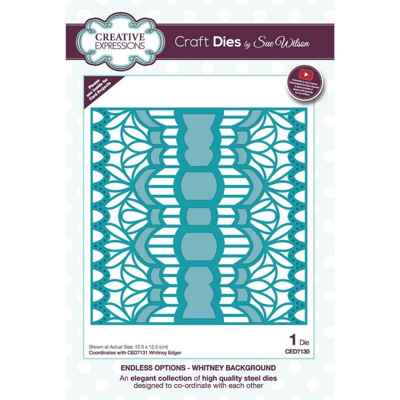 Sue Wilson Endless Options Whitney Background Craft Die-1