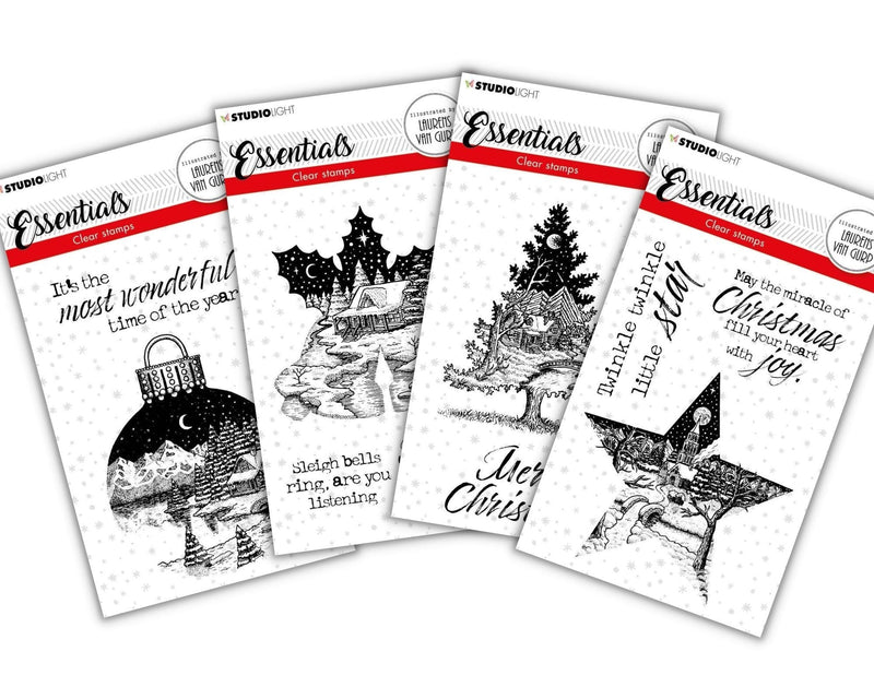 Studio Light Essential Stamps Christmas Stamps Set of 4-1