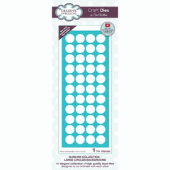 Sue Wilson Slimline Large Circles Background Craft Die-1