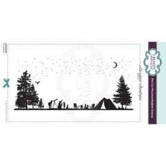 Designer Boutique Collection Stargazing DL Pre Cut Rubber Stamp-1