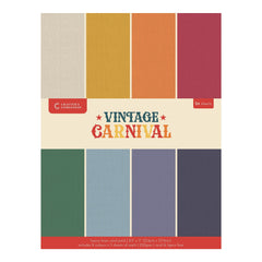 Vintage Carnival Luxury Linen Cardstock - 8.5” x 11”-1