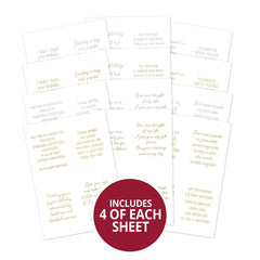 Perfect Verses Foiled Paper Pad - Birthday Wishes-2