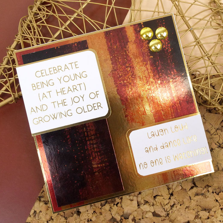Perfect Verses Foiled Paper Pad - Birthday Wishes-3