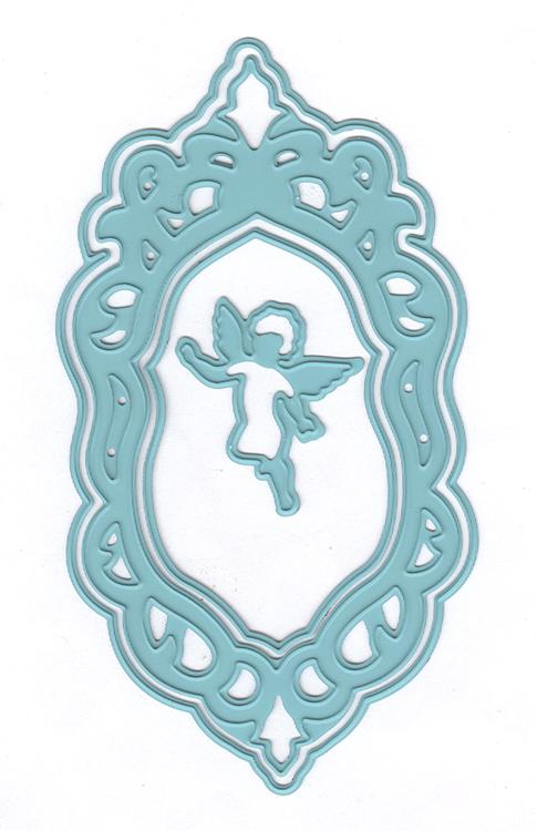 Nellie's Choice - Vintasia Die - Christmas - Angel Frame-2