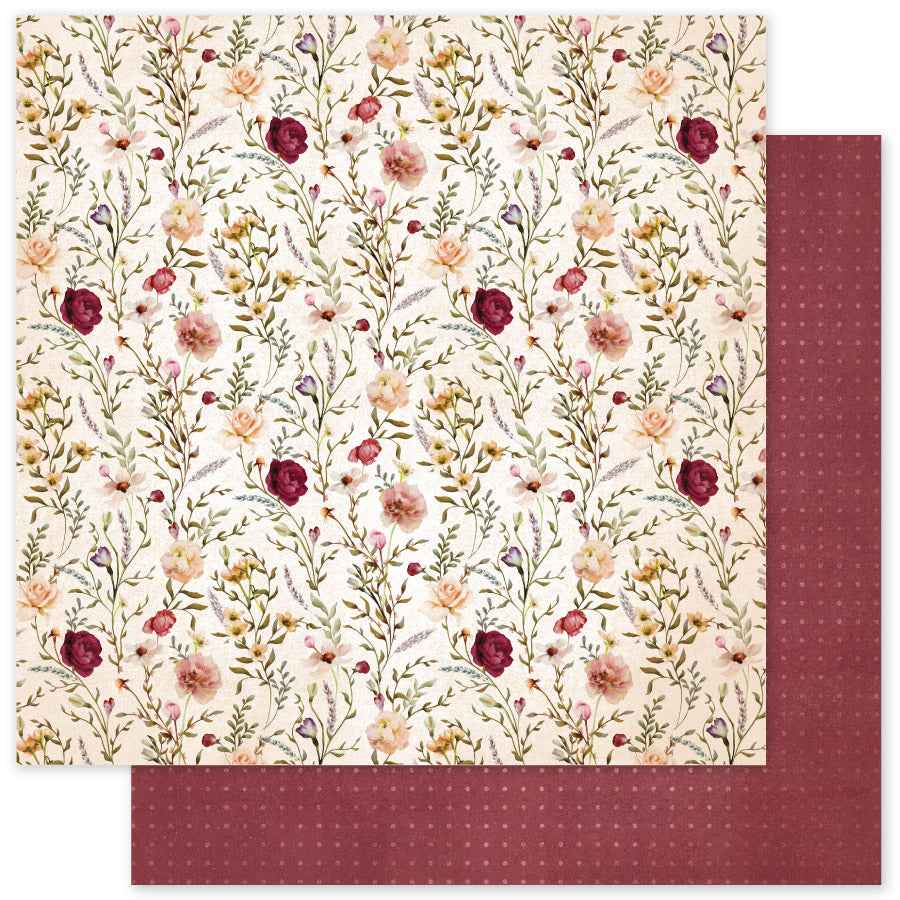 Vintage Rose B 12 x 12 Paper (12 pc Bulk Pack) 33603-1