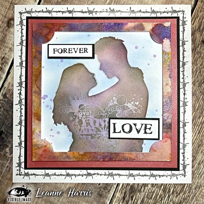 Visible Image Always and Forever Stencil - 6 x 6-3