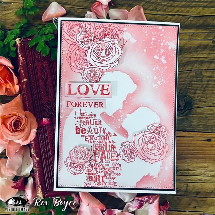 Visible Image Always and Forever Stencil - 6 x 6-4