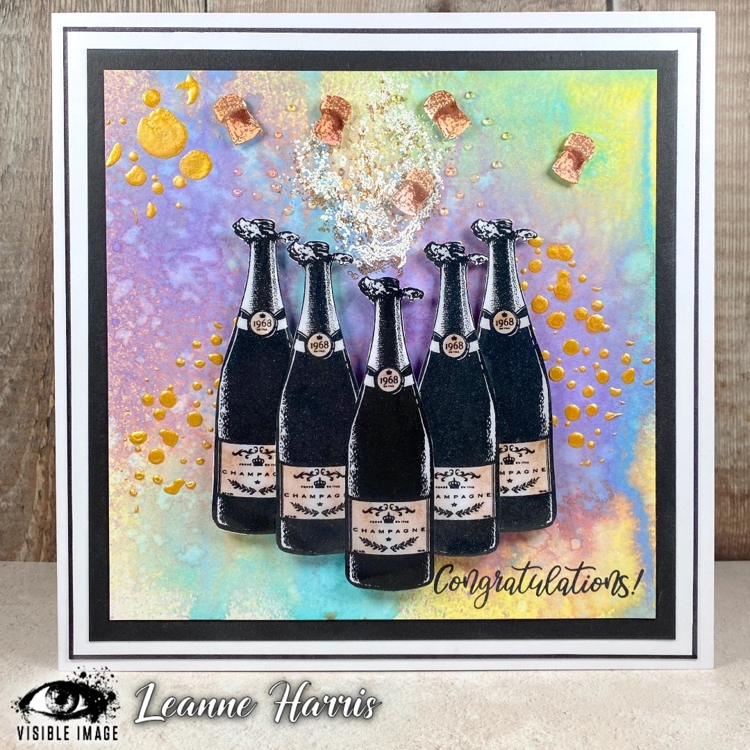 Visible Image Anyone For Bubbles - A6 Stamp Set-2