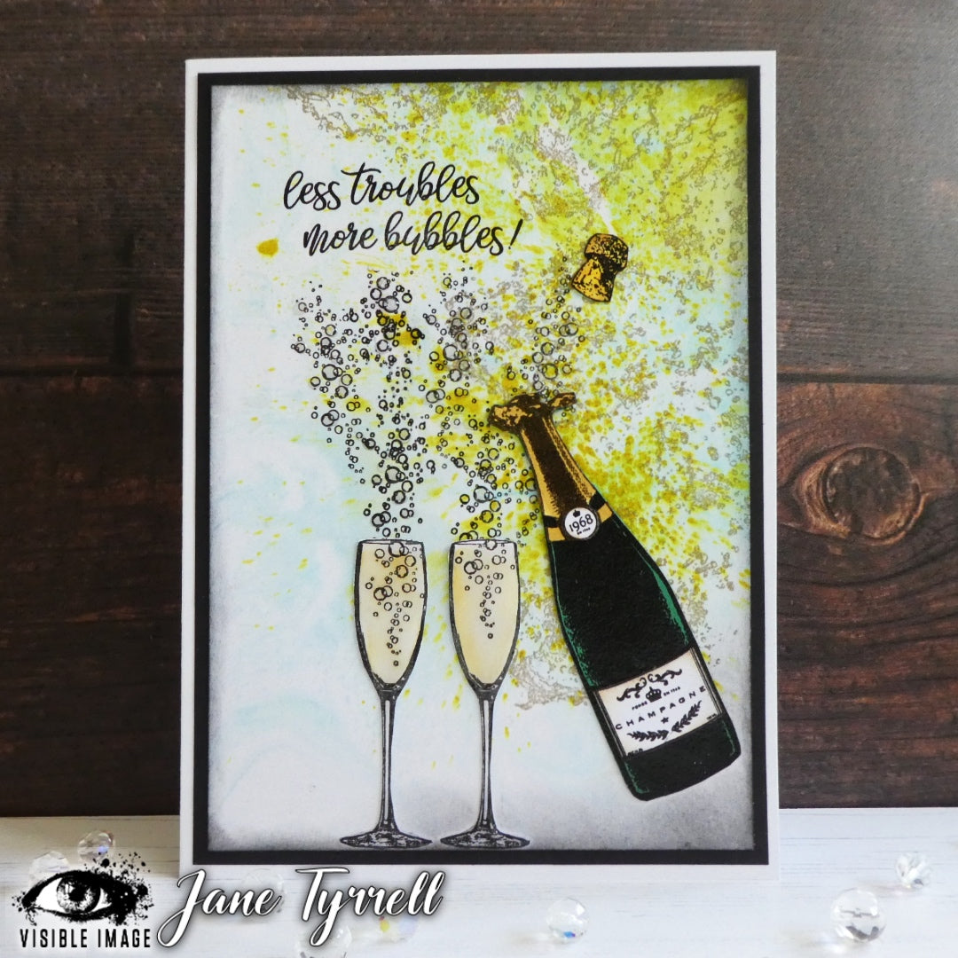 Visible Image Anyone For Bubbles - A6 Stamp Set-4