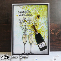 Visible Image Anyone For Bubbles - A6 Stamp Set-4