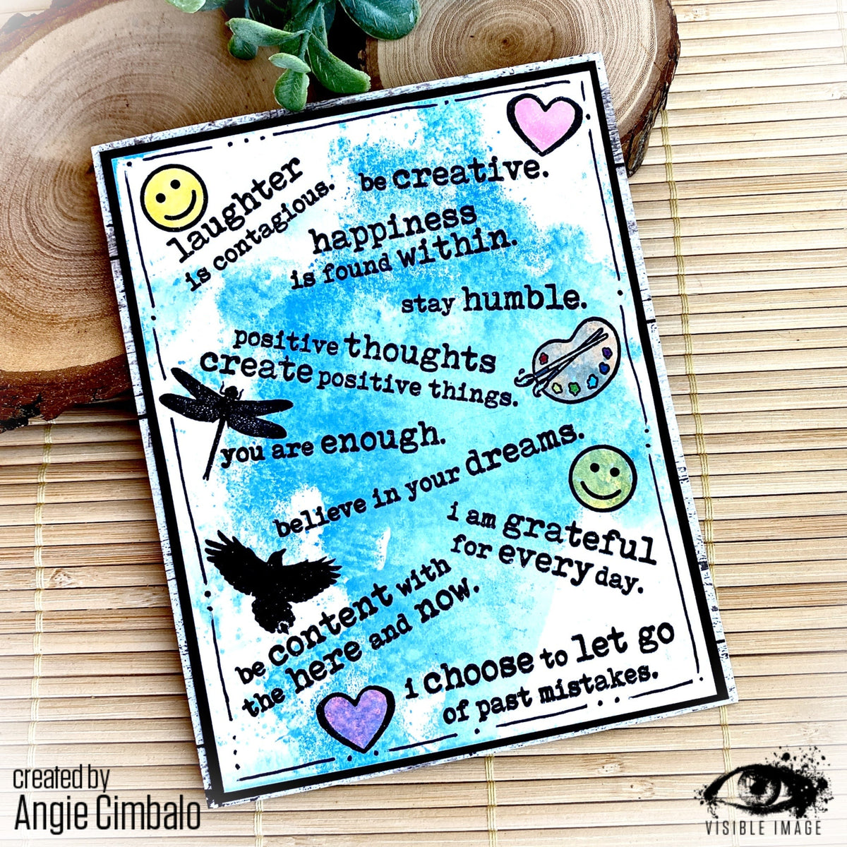 Visible Image Affirmations - A6 Stamp Set-5