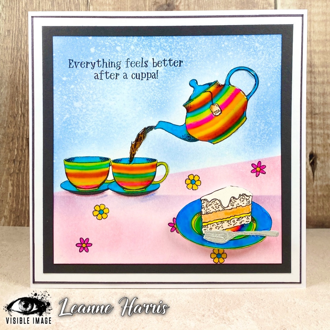 Visible Image Afternoon Tea Stamp Set - A6 stamp set-2