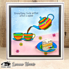 Visible Image Afternoon Tea Stamp Set - A6 stamp set-2