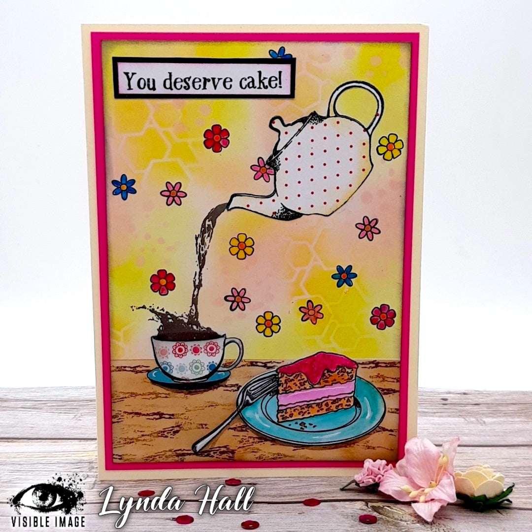 Visible Image Afternoon Tea Stamp Set - A6 stamp set-3