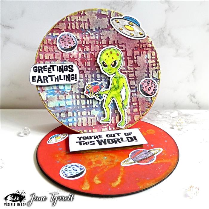 Visible Image Alien Invader Co-ordinating Dies-2