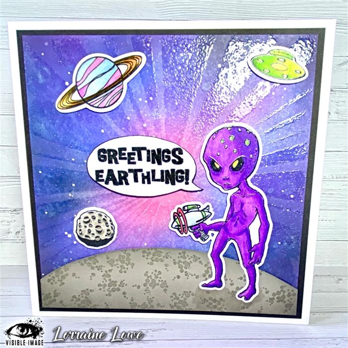 Visible Image Alien Invader Co-ordinating Dies-3