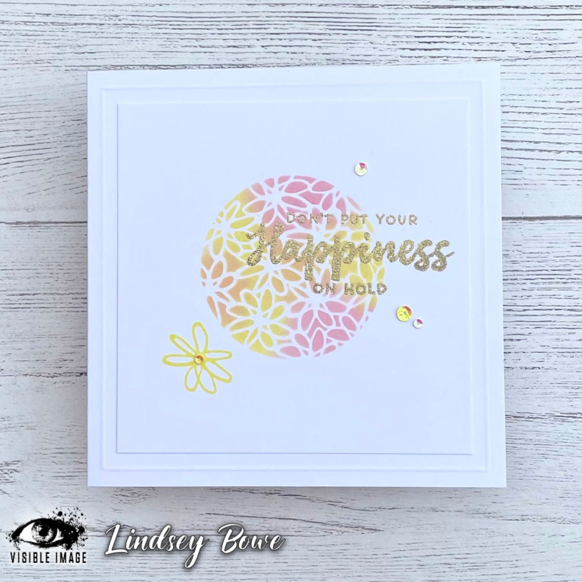 Visible Image Art Spheres #1 Stencil - 6 x 6-3