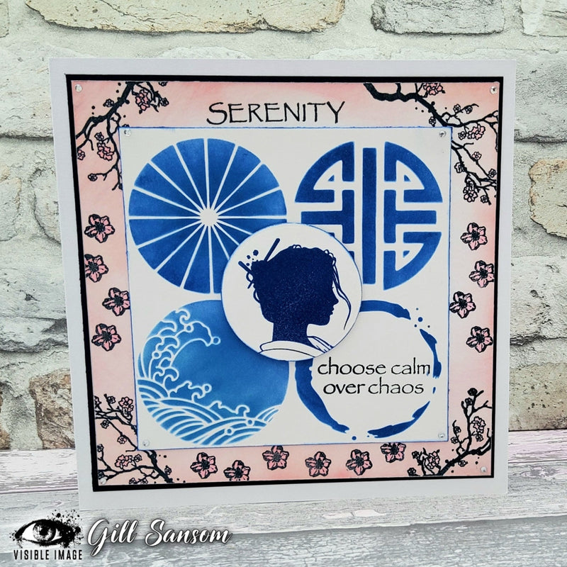 Visible Image Art Spheres #2 Stencil - 6 x 6-2