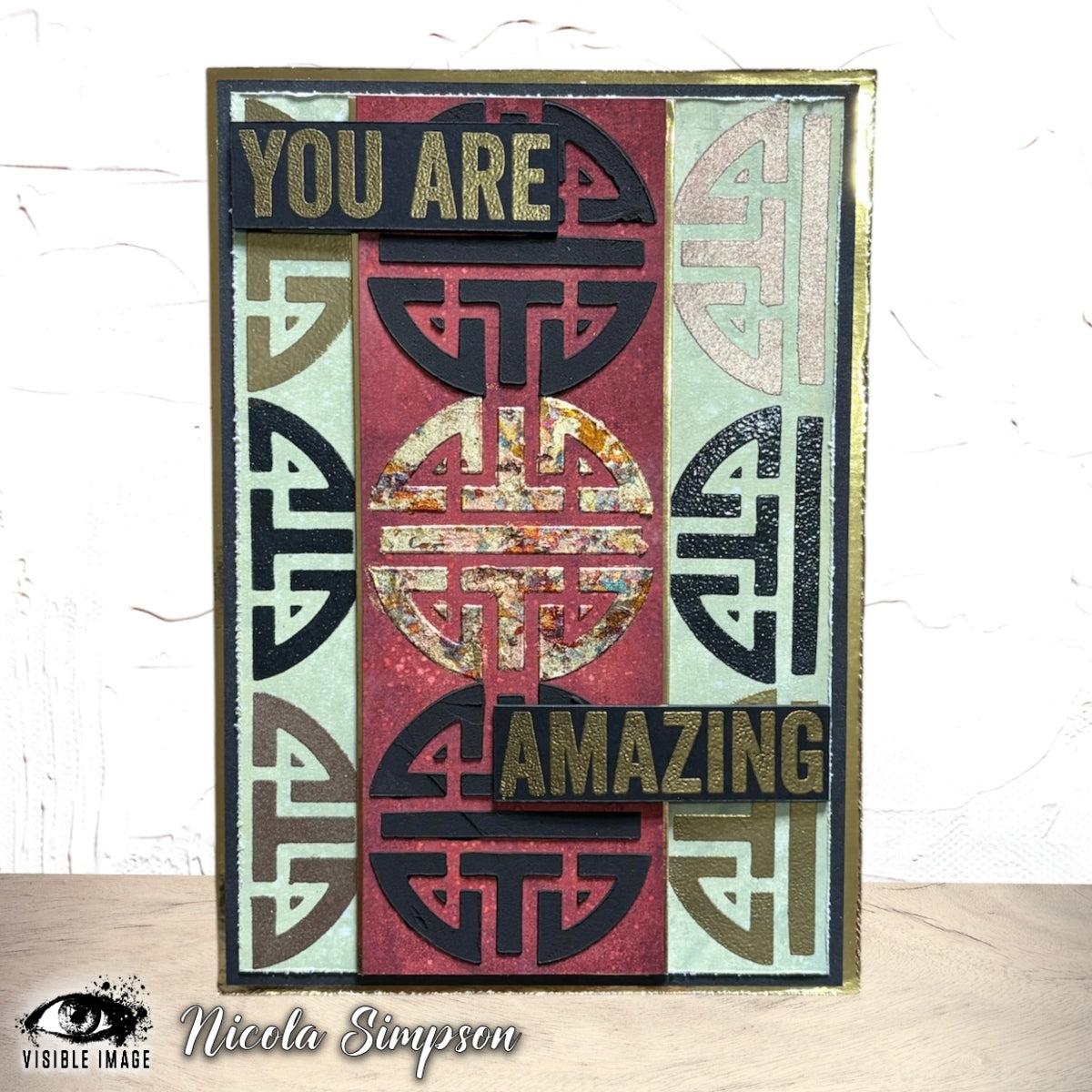 Visible Image Art Spheres #2 Stencil - 6 x 6-3