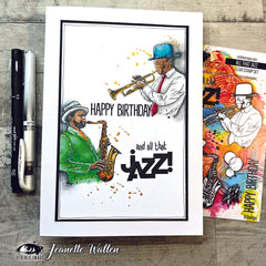 Visible Image All That Jazz 4 in x 6 in Stamp Set-3