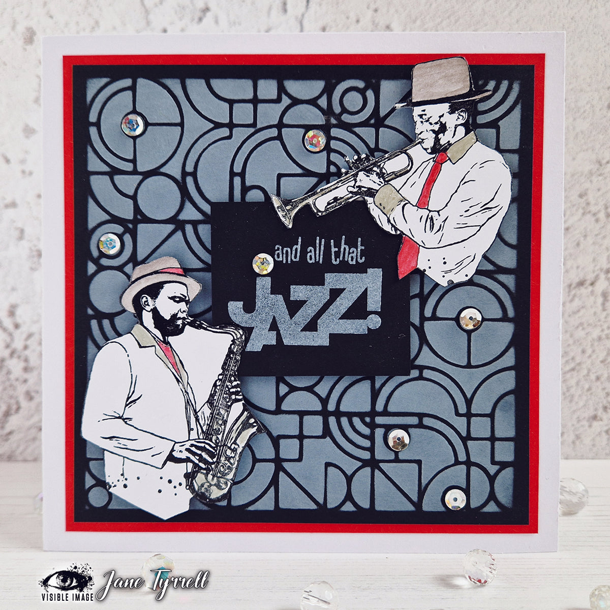 Visible Image All That Jazz 4 in x 6 in Stamp Set-4