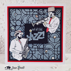 Visible Image All That Jazz 4 in x 6 in Stamp Set-4