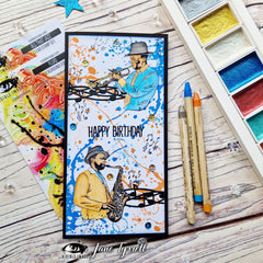 Visible Image All That Jazz 4 in x 6 in Stamp Set-8