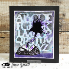 Visible Image A to Z Stencil - 6 x 6-2