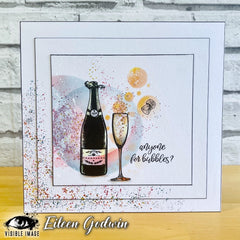 Visible Image Bubbles & Fizz Stencil - 6 x 6-3