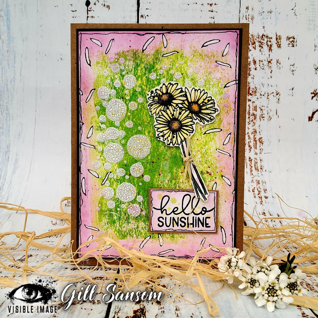 Visible Image Bubbles & Fizz Stencil - 6 x 6-4