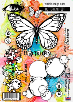 Visible Image Butterfly Effect - A5 Stamp Set-1