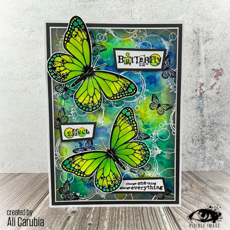 Visible Image Butterfly Effect - A5 Stamp Set-4