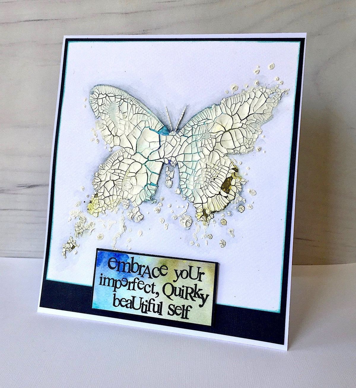 Visible Image Butterfly Ink Stencil - 6 X 6-4