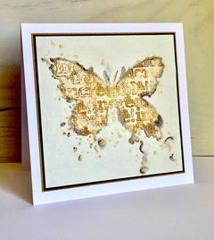 Visible Image Butterfly Ink Stencil - 6 X 6-2