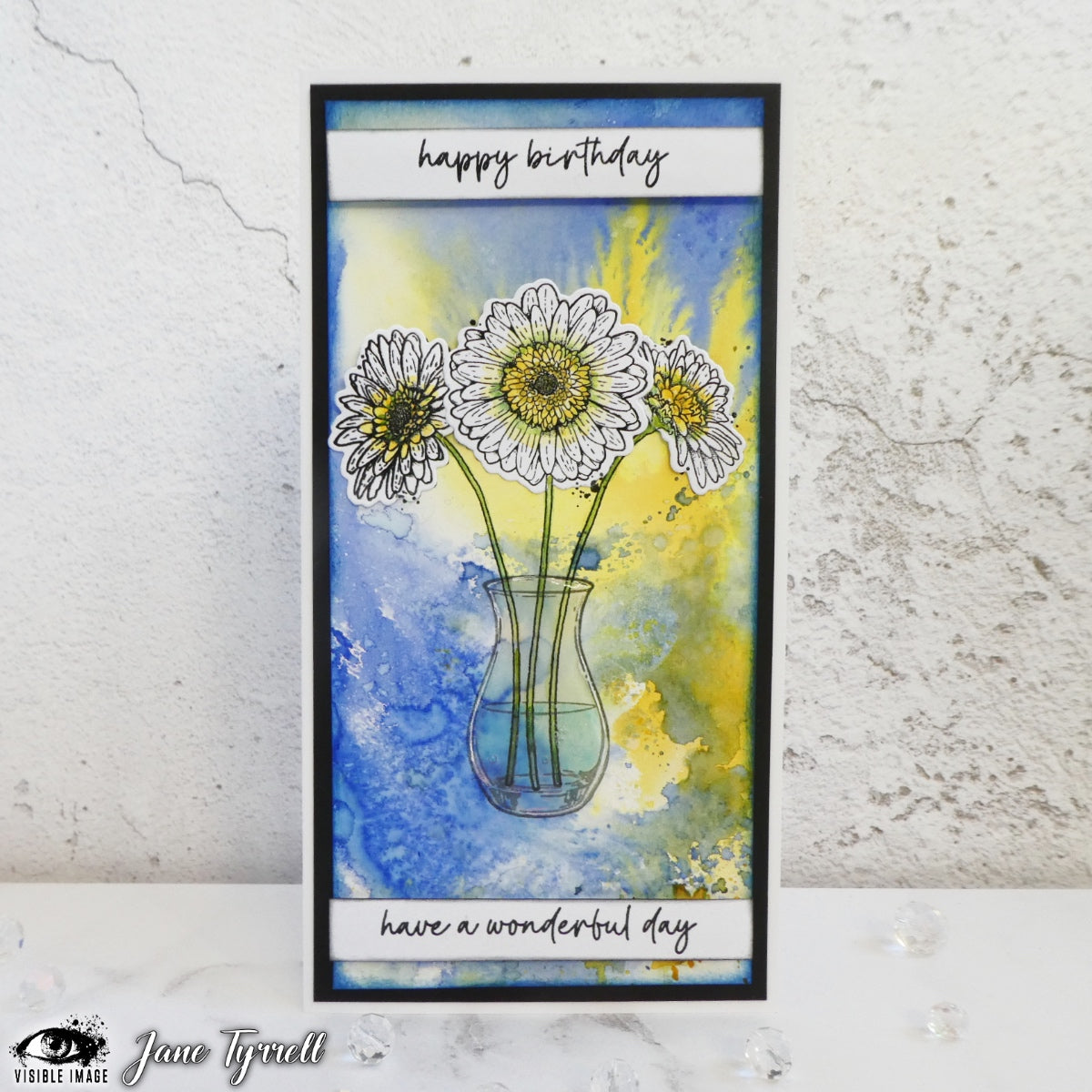Visible Image Birthday In Bloom - A6 Stamp Set-2
