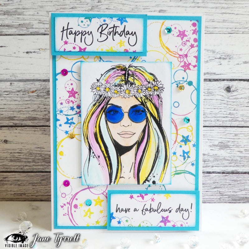 Visible Image Birthday Wishes - A6 Stamp Set-2