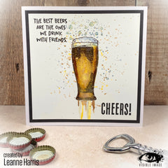Visible Image Bring On The Beers - A6 Stamp Set-3