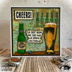 Visible Image Bring On The Beers - A6 Stamp Set-4