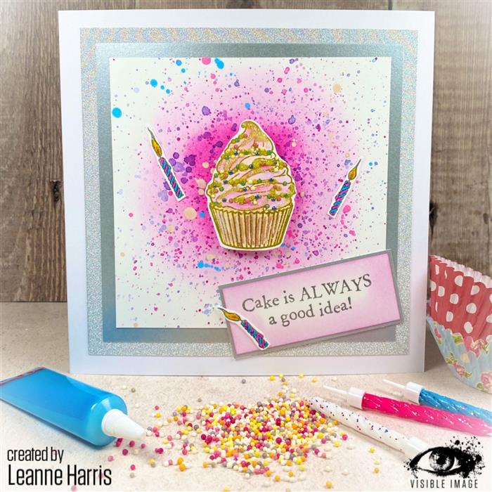 Visible Image Blow Out The Candles - A6 Stamp Set-2