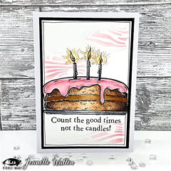 Visible Image Blow Out The Candles - A6 Stamp Set-3