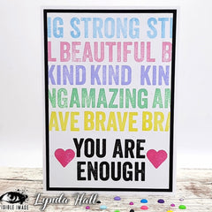 Visible Image Bold Enough - A6 Stamp Set-2