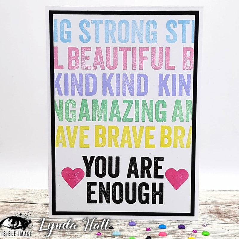 Visible Image Bold Enough - A6 Stamp Set-2