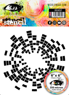 Visible Image Breakout Stencil - 6 x 6-1