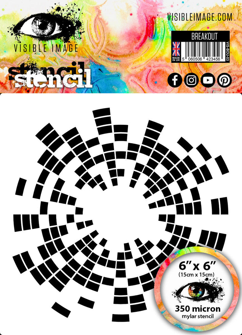 Visible Image Breakout Stencil - 6 x 6-1