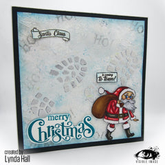 Visible Image Boot Prints Stencil - 6 x 6-4