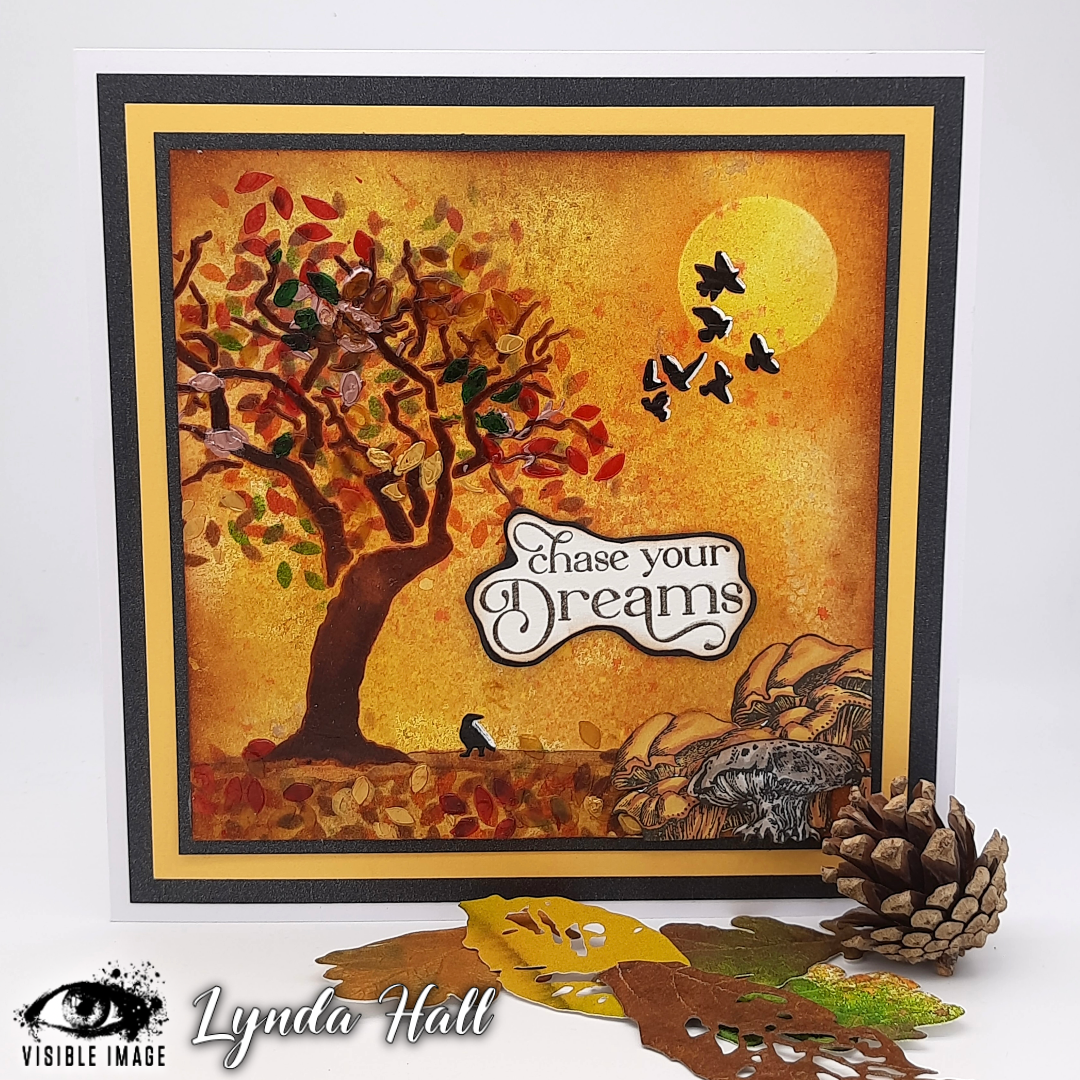 Visible Image Branch Out Stencil - 6 x 6-3