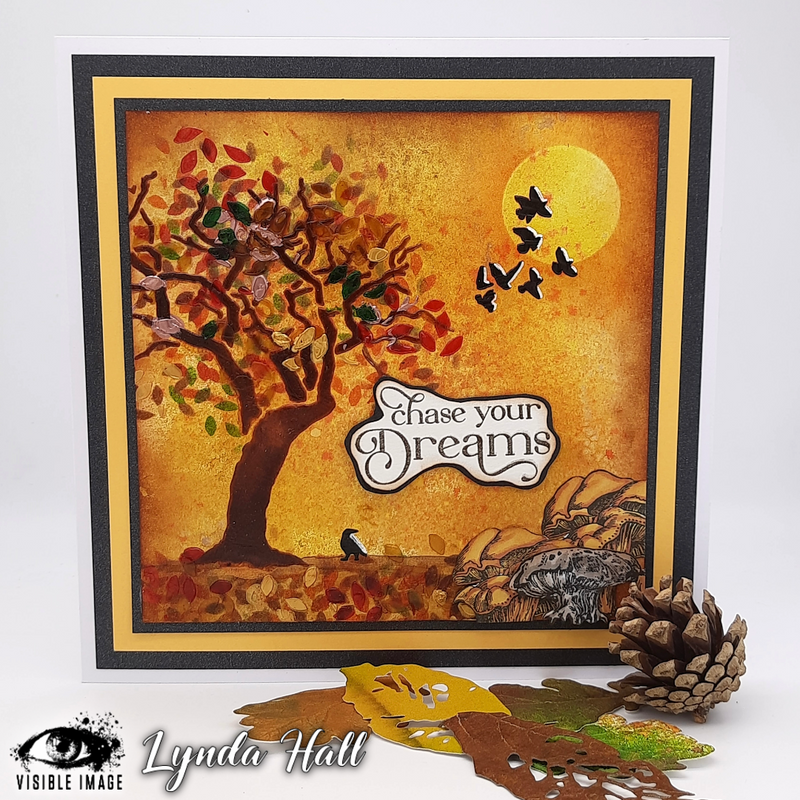 Visible Image Branch Out Stencil - 6 x 6-3